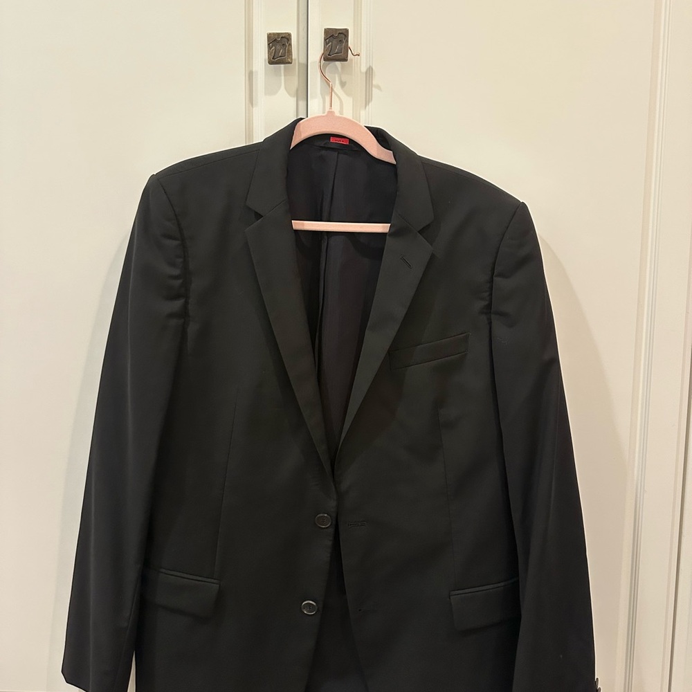 HUGO Elegant Black Men's Suit Jacket